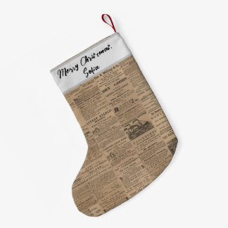 Anzeigen der Vergangenheit, NY 1856 Kleiner Weihnachtsstrumpf