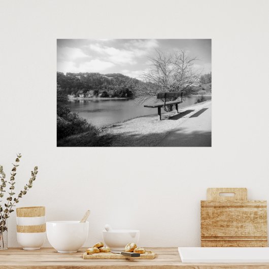 Anzeigen des Sees Poster (Küche)