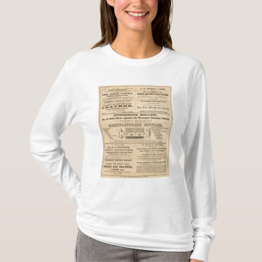 Anzeigen durch neun Firmen T-Shirt (Vorderseite)