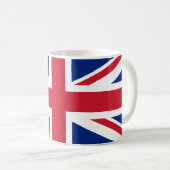 Anzeigen Ihrer Farben - Großbritannien Kaffeetasse (VorderseiteRechts)