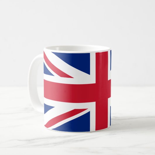 Anzeigen Ihrer Farben - Großbritannien Kaffeetasse (Vorderseite Links)