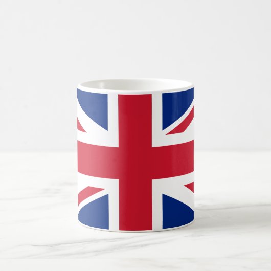Anzeigen Ihrer Farben - Großbritannien Kaffeetasse (Mittel)