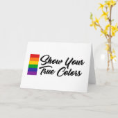 Anzeigen Ihrer wahren Farben Karte (Gelbe Blume)