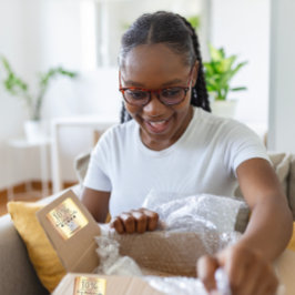 Anzeigen Ihrer Wertschätzung mit 10% Off QR Code I Quadratischer Aufkleber