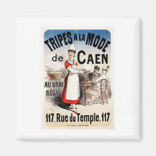 Anzeigen-Kunst Kaldaunen-La-Modus-Des Caen Vintage Magnet