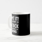 Anzeigen Leben ohne Patrick wäre langweilig lustig Kaffeetasse (Vorderseite Links)