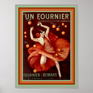 Anzeigen-Plakat 12 x 16 UNO Fournier-Demars Poster