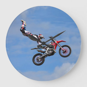 Anzeigen-Team Bolddog Lings-FMX Große Wanduhr