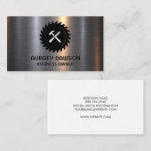 Anzeigen und Tools | Metallisch Visitenkarte (Vorne/Hinten)