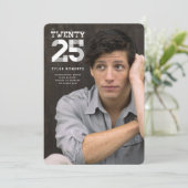 Anzeigen von Abschluss 2025-Foto Einladung (Stehend Vorderseite)