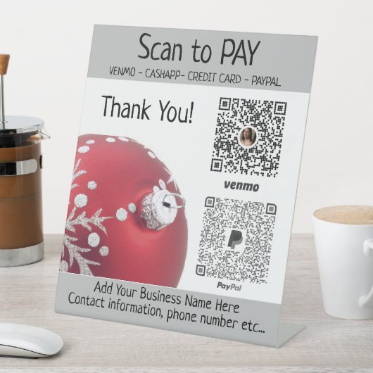 Anzeigen von benutzerdefinierten Weihnachtsfeldern Sockelschild (In Situ)