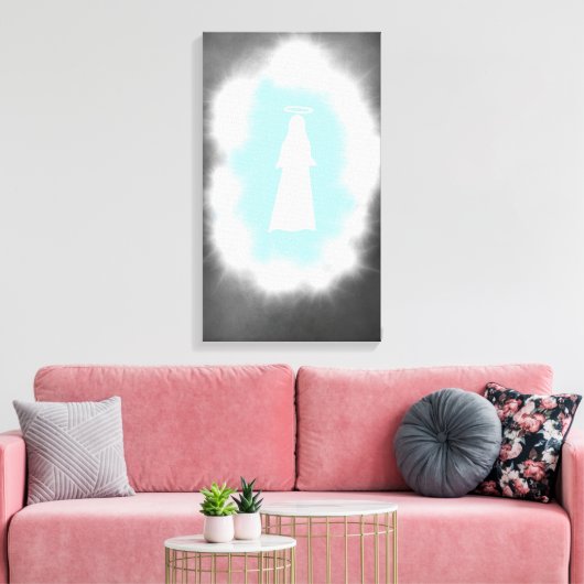 Anzeigen von oben Canvas Print Leinwanddruck (Insitu (Wohnzimmer))