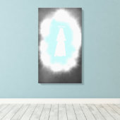 Anzeigen von oben Canvas Print Leinwanddruck (Insitu (Holzboden))