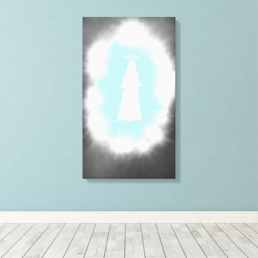 Anzeigen von oben Canvas Print Leinwanddruck (Insitu (Holzboden))