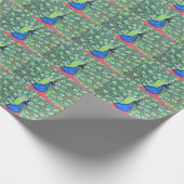Anzeigen von Pfauenmalerei Geschenkpapier (Ecke)