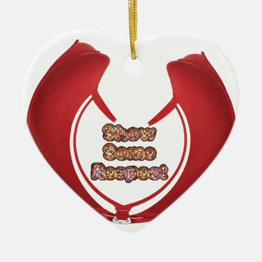 Anzeigen von Respektsgrafik Keramik Ornament (Vorne)