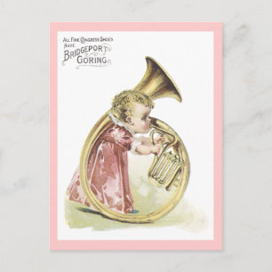 Anzeigenetikett-Kongress zeigt Viktorianische Post Postkarte