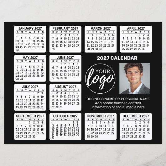 Anzeigenkalender auf Papier (Vorderseite)