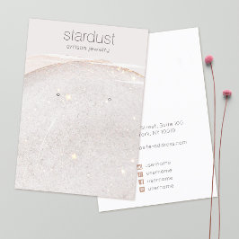 Anzeiger für die WasserfarbenEarring-Anzeige von S Visitenkarte