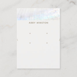 Anzeiger für die zweite Wand an Wand Visitenkarte