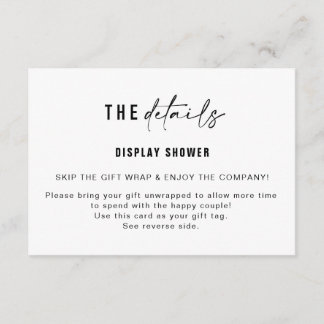 Anzeigeraumanzeige für Duschbänke und Geschenktipp Begleitkarte