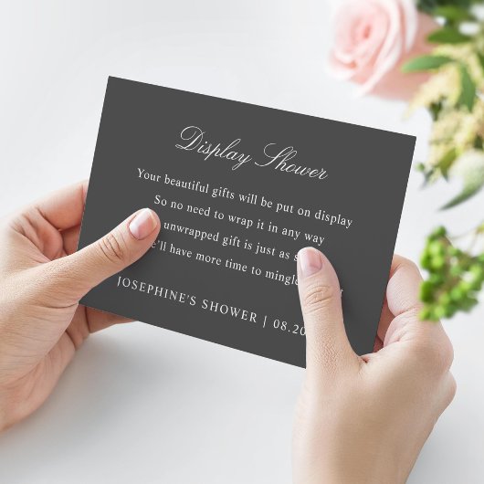 Anzeigetafel für benutzerdefinierte Farben RSVP Karte