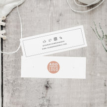 Anzeigetafel für benutzerdefinierte Logo-Ohrringe