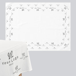 Anzeigetafel für die Ausstellung "White Custom Bus Tischdecke