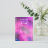 Anzeigetafel für die Darstellung von Wasserfarben Visitenkarte (Stehend Vorderseite)