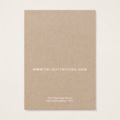 Anzeigetafel für geometrische Rahmen mit weißer Kr (Rückseite)