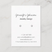 Anzeigetafel für TIERARBEITER Visitenkarte (Vorderseite)