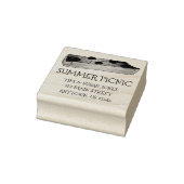 Anzen an einer Log Celery Summer Picnic Food Addre Gummistempel (Stempel)