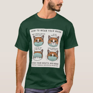 Anziehen der Maske 3 T-Shirt