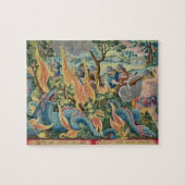 Anziehende Schlangen in Indien unter Verwendung Puzzle (Horizontal)