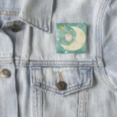 Anziehende Sterne der Schafe - Button-Abzeichen Button (Beispiel)