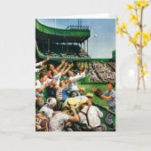 Anziehender Zuhause-Laufball Karte (Gelbe Blume)