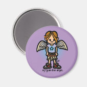 Anziehung eines Engels. Magnet (Vorderseite/Rückseite)