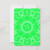 Anziehungsgesetz für Abraham Hicks Green Card Einladung (Rückseite)