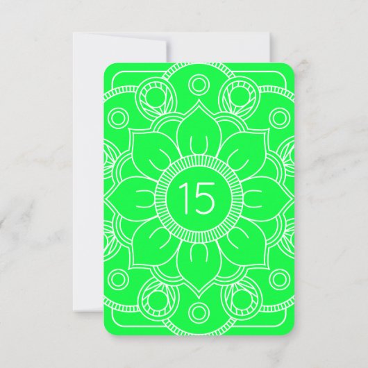 Anziehungsgesetz für Abraham Hicks Green Card Einladung (Rückseite)