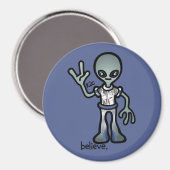 Anziehungskraft der Alien. Magnet (Vorderseite/Rückseite)