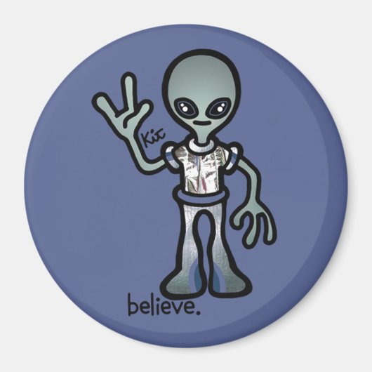 Anziehungskraft der Alien. Magnet (Vorne)