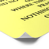 Anziehungskraft Poster (Ecke)