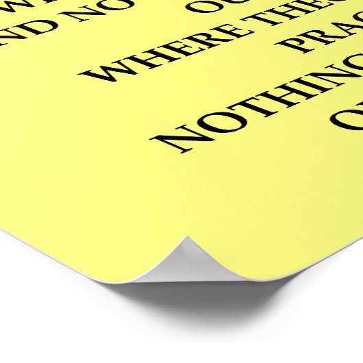 Anziehungskraft Poster (Ecke)