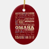 Anziehungskräfte u. berühmte Orte von Omaha, Keramikornament (Vorne)