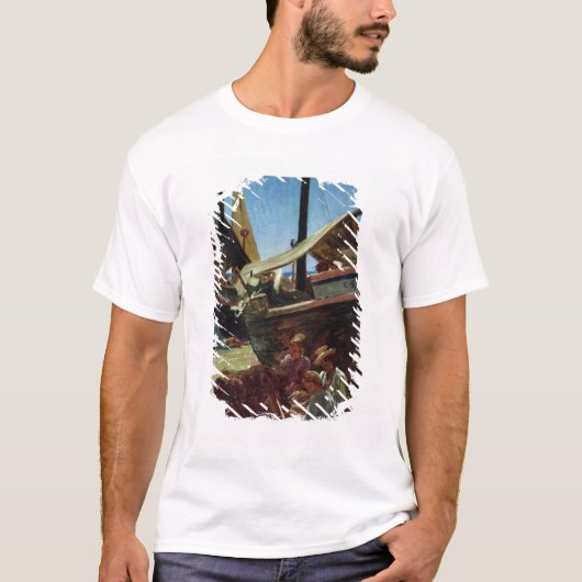 Anzio, der Hafen T-Shirt (Vorderseite)