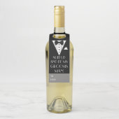 Anzug auf und sei mein Trauzeuge Tuxedo Flaschenanhänger (Auf Flasche)