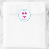 Anzug-Aufkleber Runder Aufkleber (Tasche)