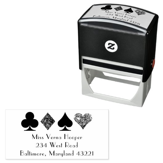 Anzug Casino Las Vegas Rücksendeadresse Permastempel (Beispiel)