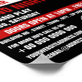 Anzug, Casino Night, Gaming Industry Poster (Ecke)