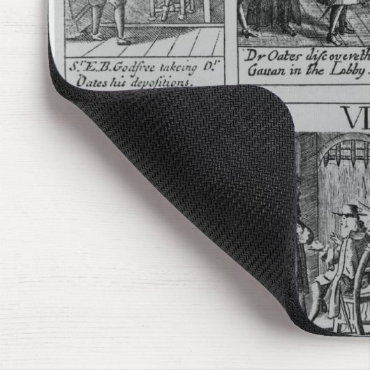 Anzug der Herzen, die das 'Popish Plot Mousepad (Ecke)